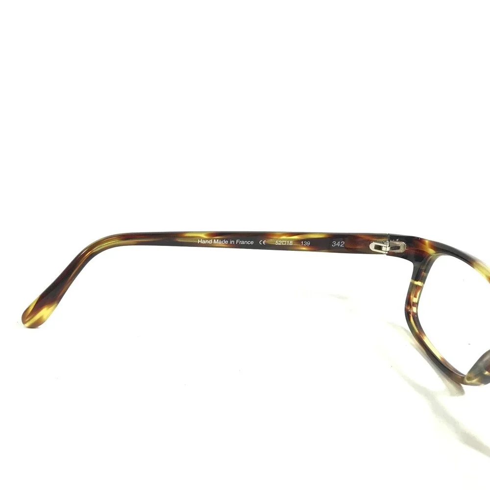 Morgenthal Frederics Eyeglasses Frames 139 342 Brown Horn Rectangular 52-18-139